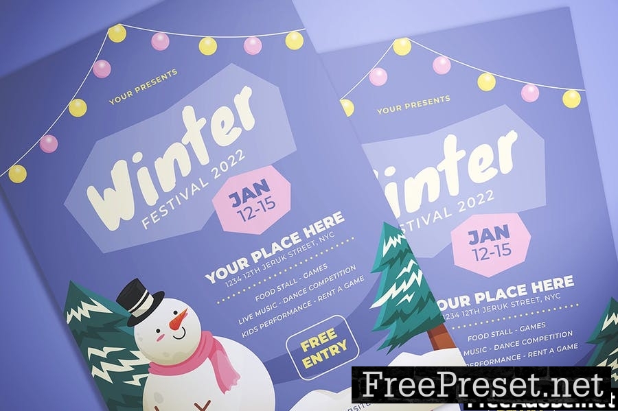 Winter Festival Flyer