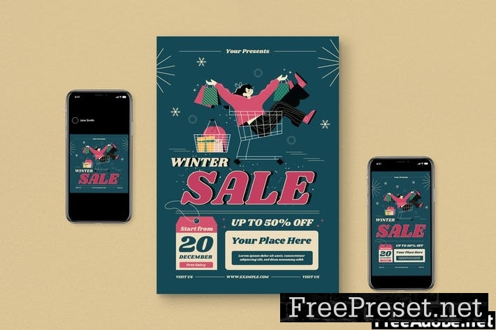 Winter Sale Flyer Pack MCU4PRA