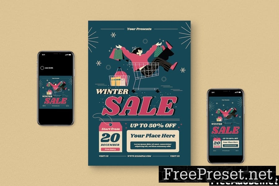 Winter Sale Flyer Pack