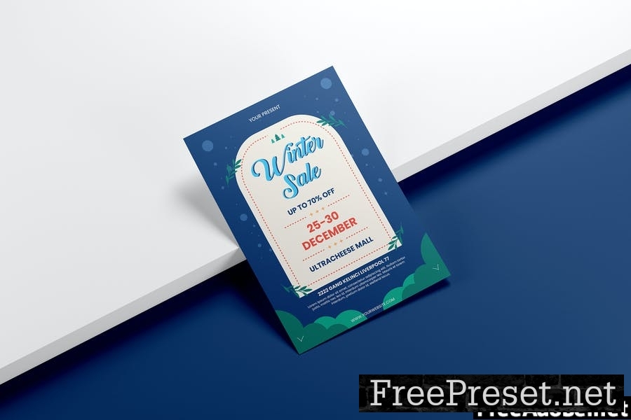 Winter Sale Flyer Template Vol. 01