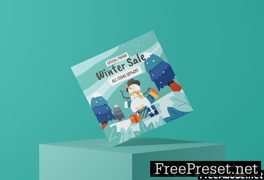 Winter Sale Promotion - Flyer Media Kit