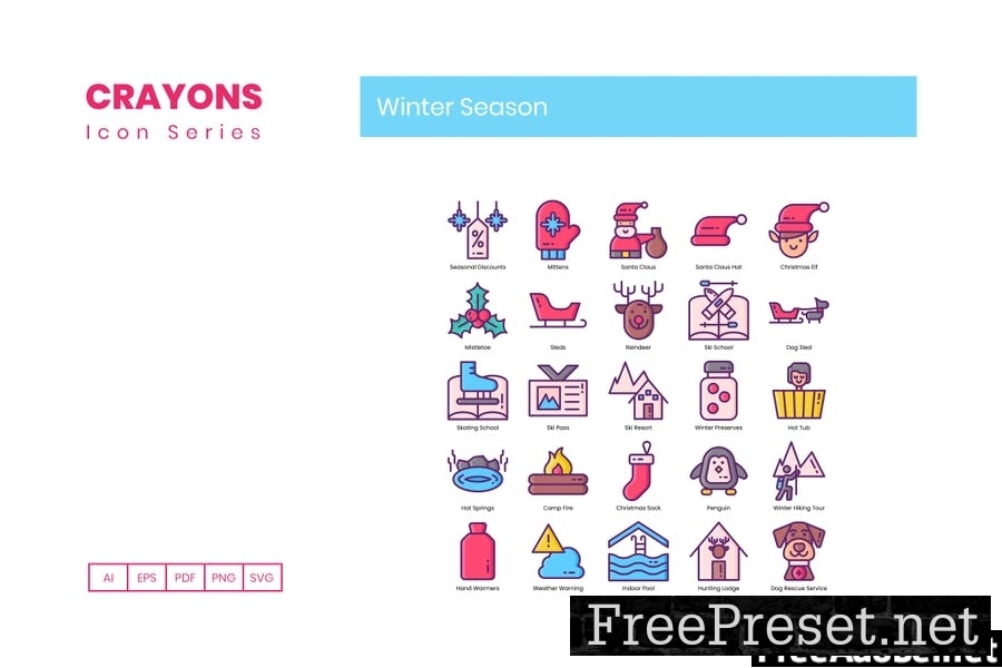 Winter Season Icons