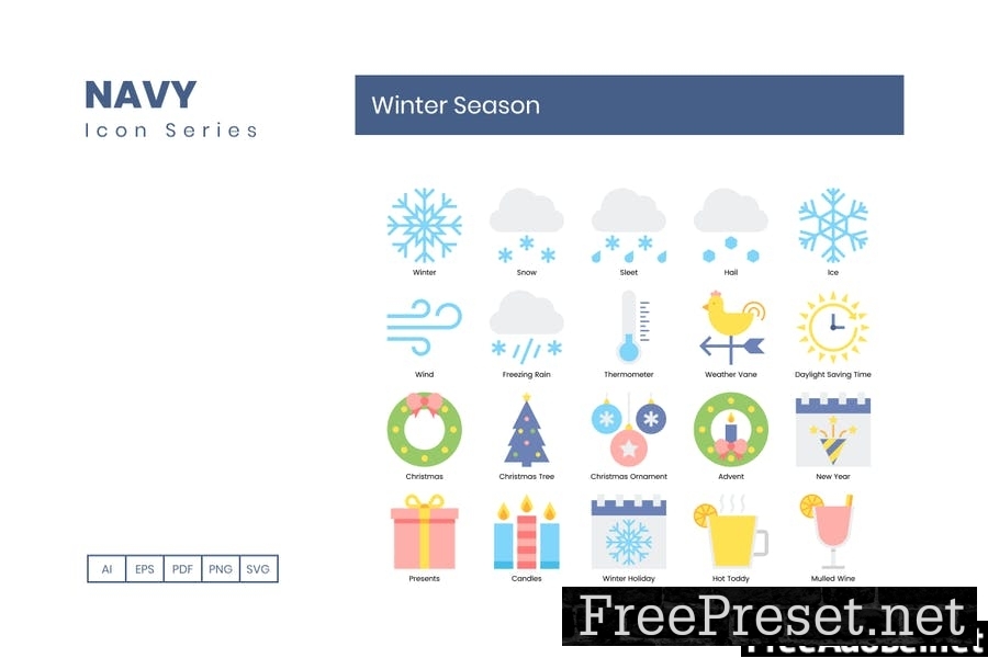 Winter Season Icons