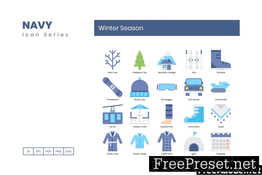 Winter Season Icons