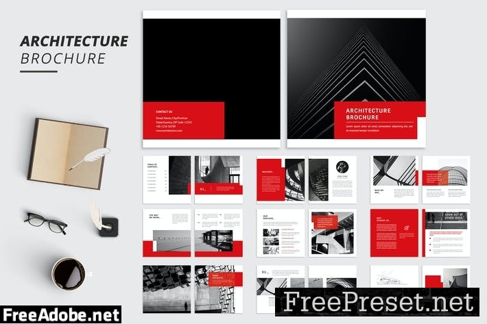 Work Square Architecture Brochure BLZ5HKD