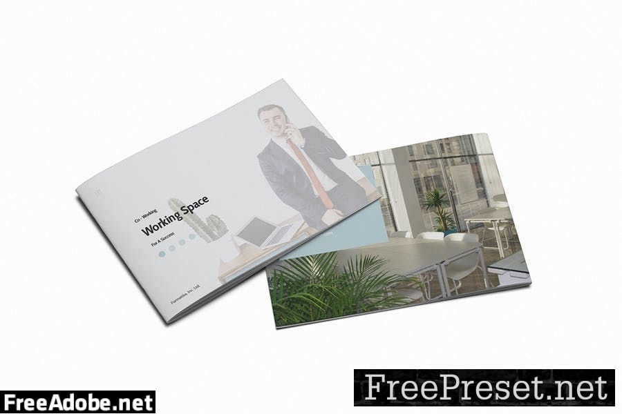 Working Space A5 Brochure Template