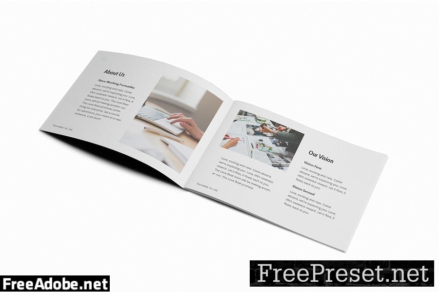 Working Space A5 Brochure Template