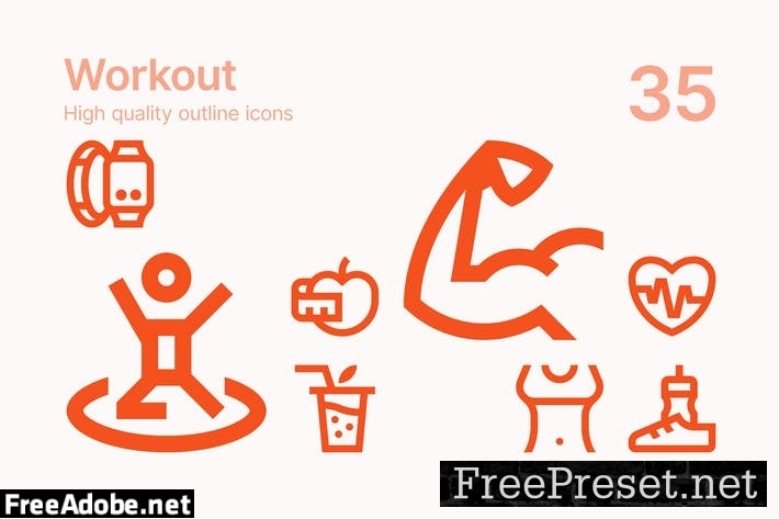 Workout Icons QN4M7X8