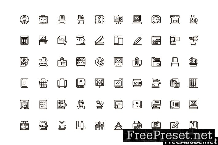 Workspace Unique Web Line Icons Pack VXHESKS