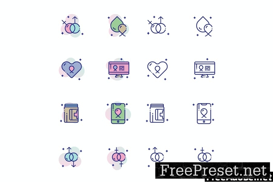 World Aids Day Icon Pack