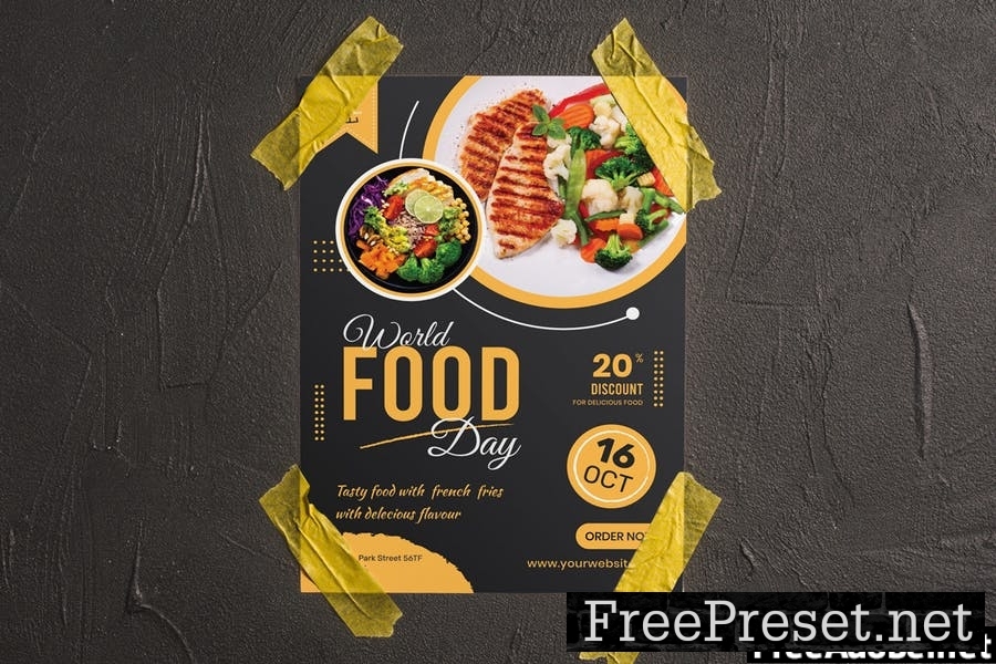 World Food Day Poster Template