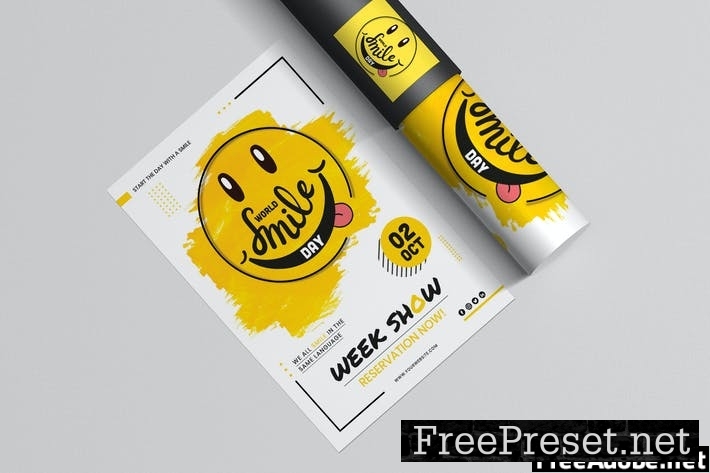 World Smile Day Poster Template WYKXP78