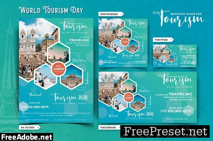 World Tourism Day Flyer & Social Media Kit-01 585L6NR