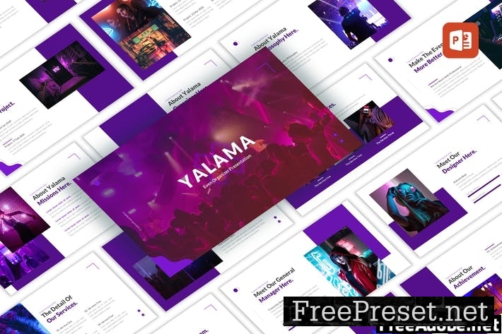 Yalama - Organizer PowerPoint Template 96SR7RP