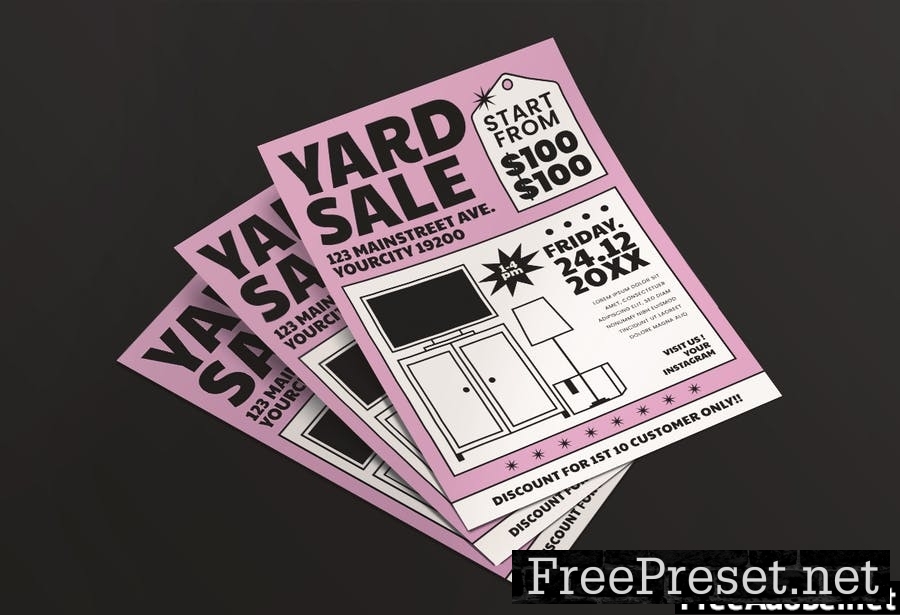 Yard Sale Flyer Pack