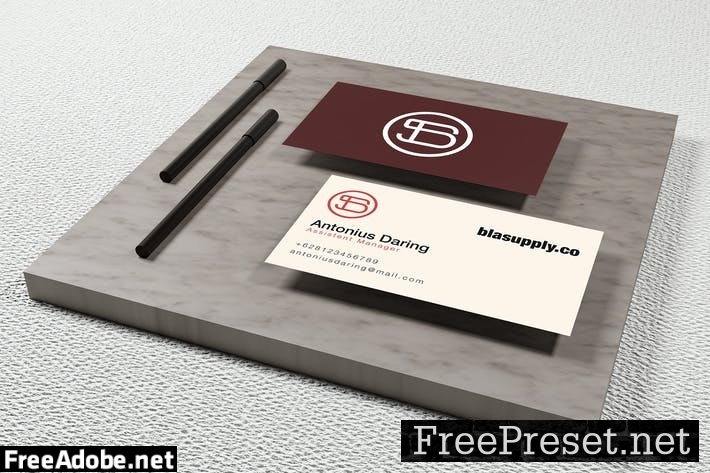 YDM Modern Business Card Mockup FDSGB3E