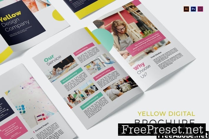 Yellow Digital Company Brochure 9DFAUTX