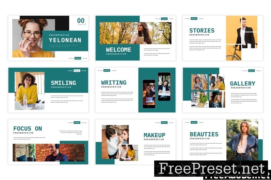 Yelonean Presentation Template