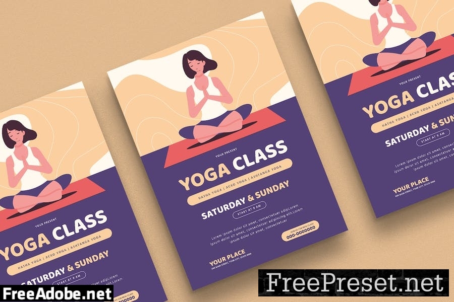 Yoga Class Flyer