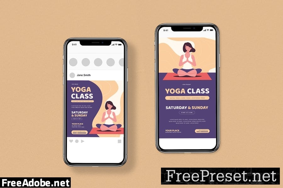 Yoga Class Flyer