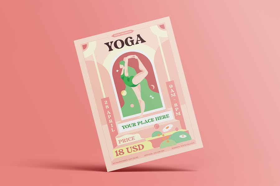 Yoga Class Flyer AHP3YNL