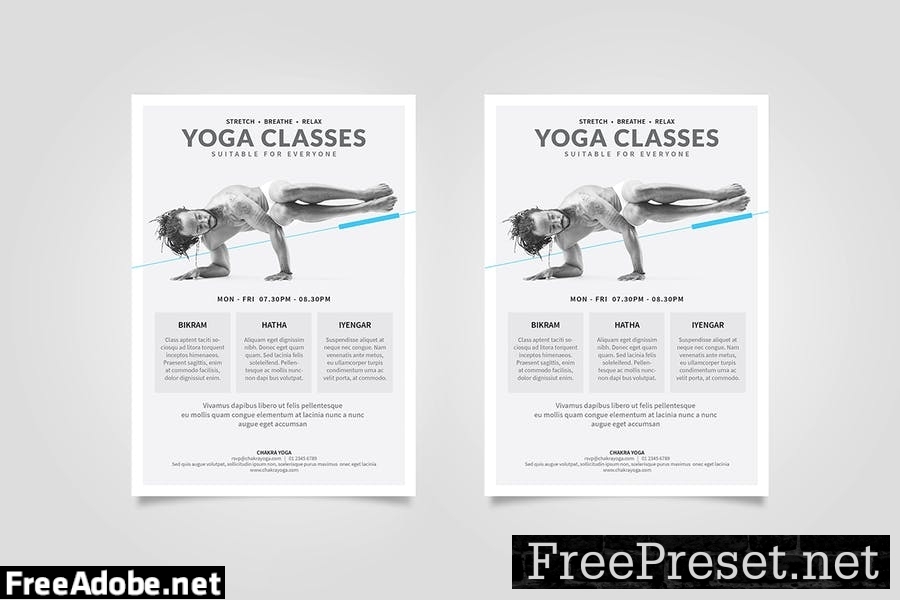 Yoga Classes Poster/Flyer