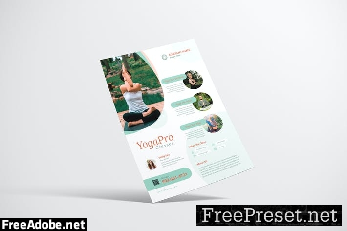 Yoga Flyer Design AEE3BVD