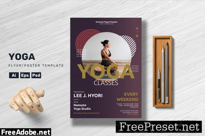 Yoga - Flyer Template D2ZYBZZ