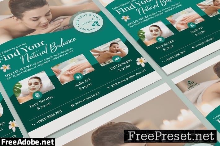 Yoga Poster PSD Template A3TRRU3