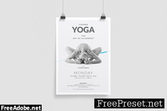 Yoga Poster/Flyer X5BQ48