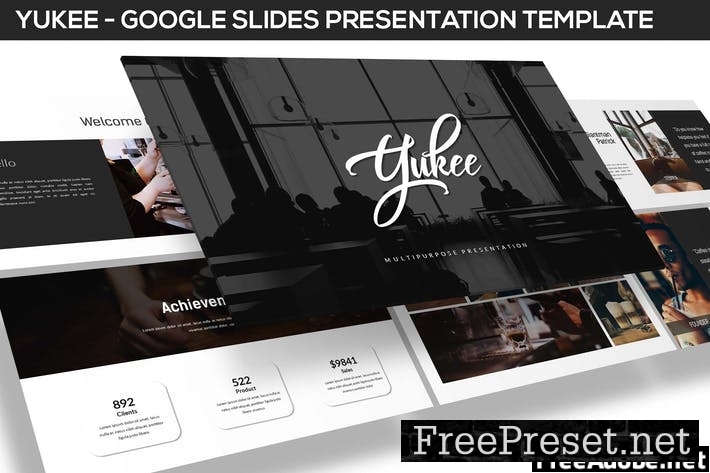 Yukee - Multipurpose Google Slides Template 2URAMH