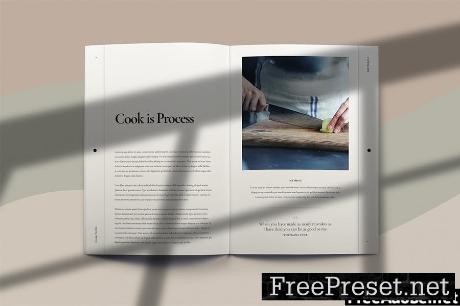 Yukihira - Food Brochure Template Indesign