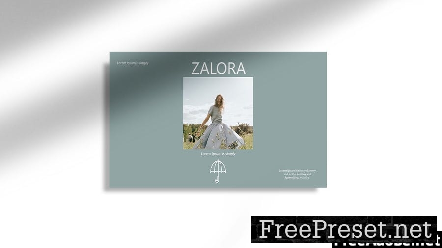 ZALORA - Fashion Powerpoint Template F3TT3Q9