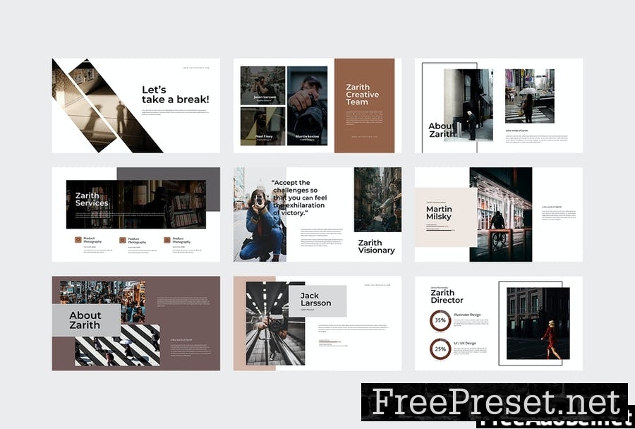 Zarith - Street Photography Powerpoint Template