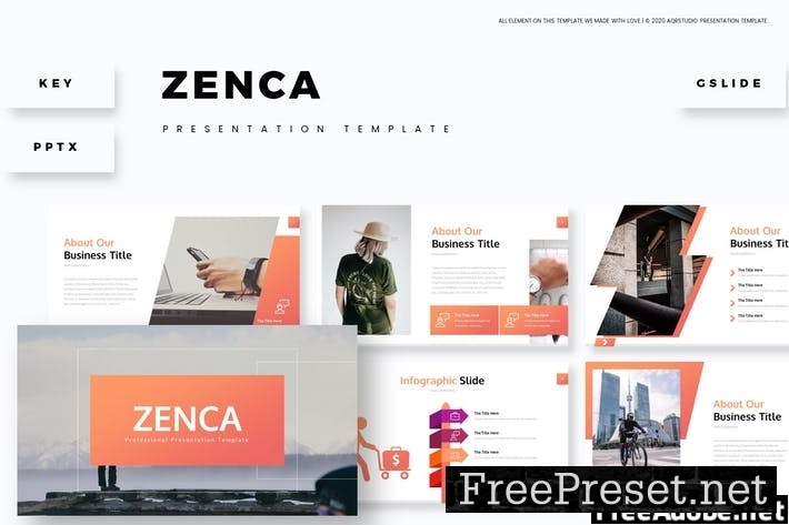 Zenca - Presentation Template 3FYBNT3