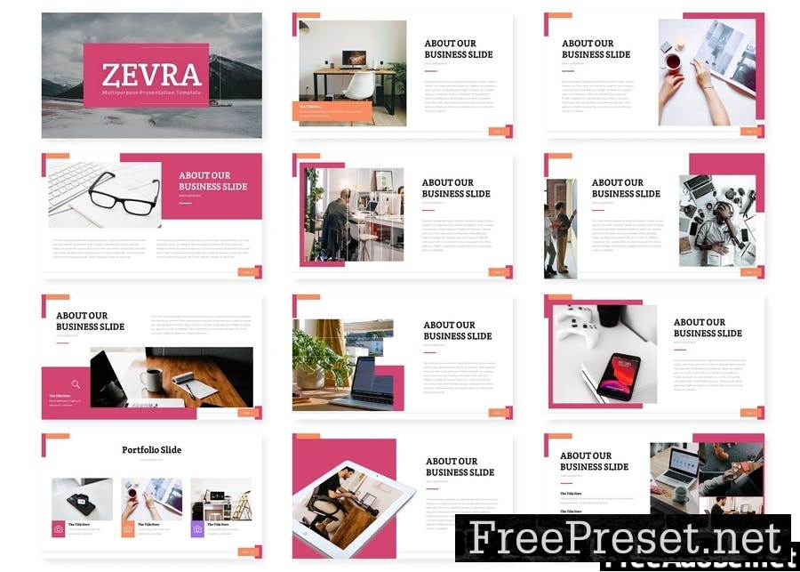 Zevra - Presentation Template