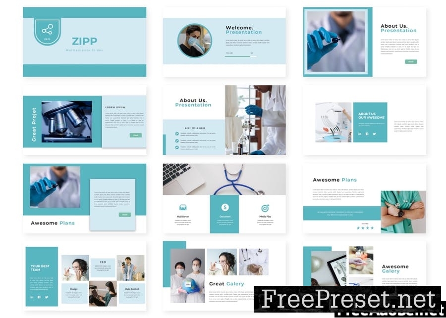 Zipp - Presentation Template