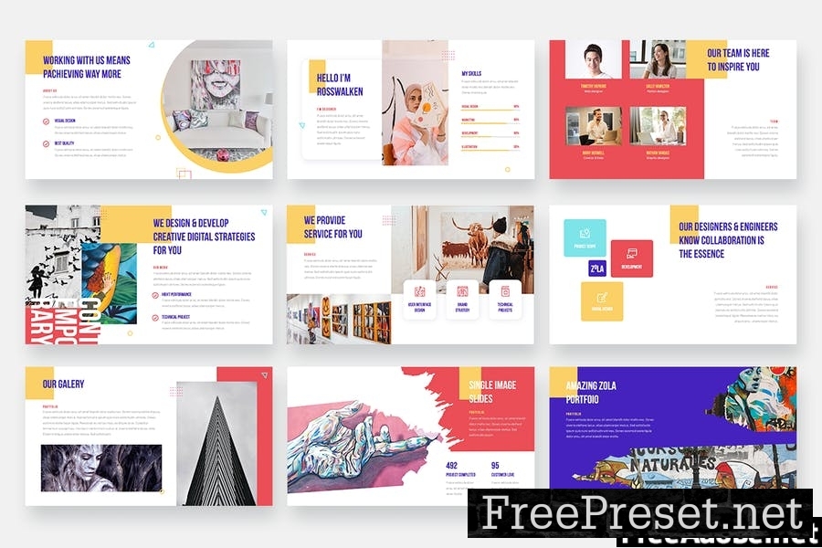 ZOLA - Contemporary Creative Powerpoint Template