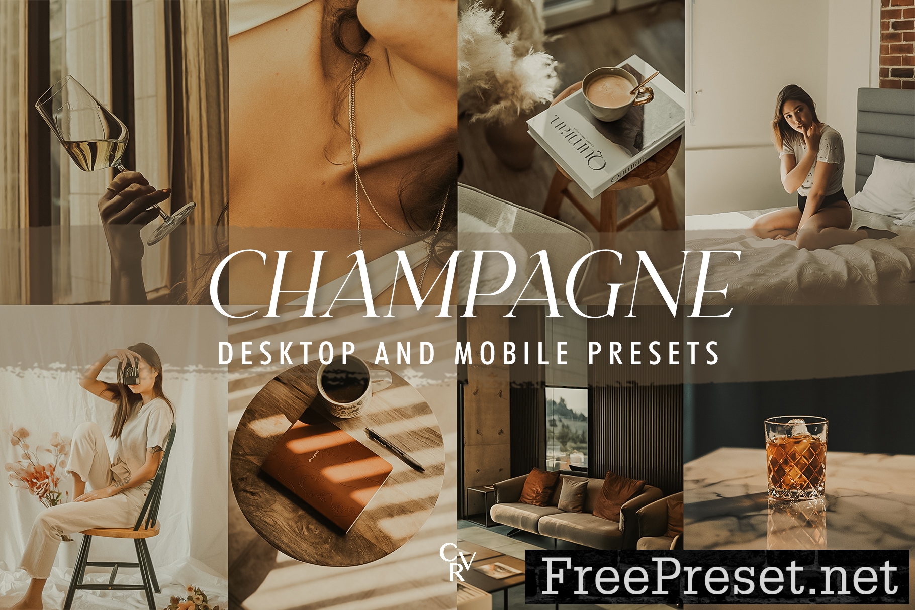 10 Champagne Lightroom Presets