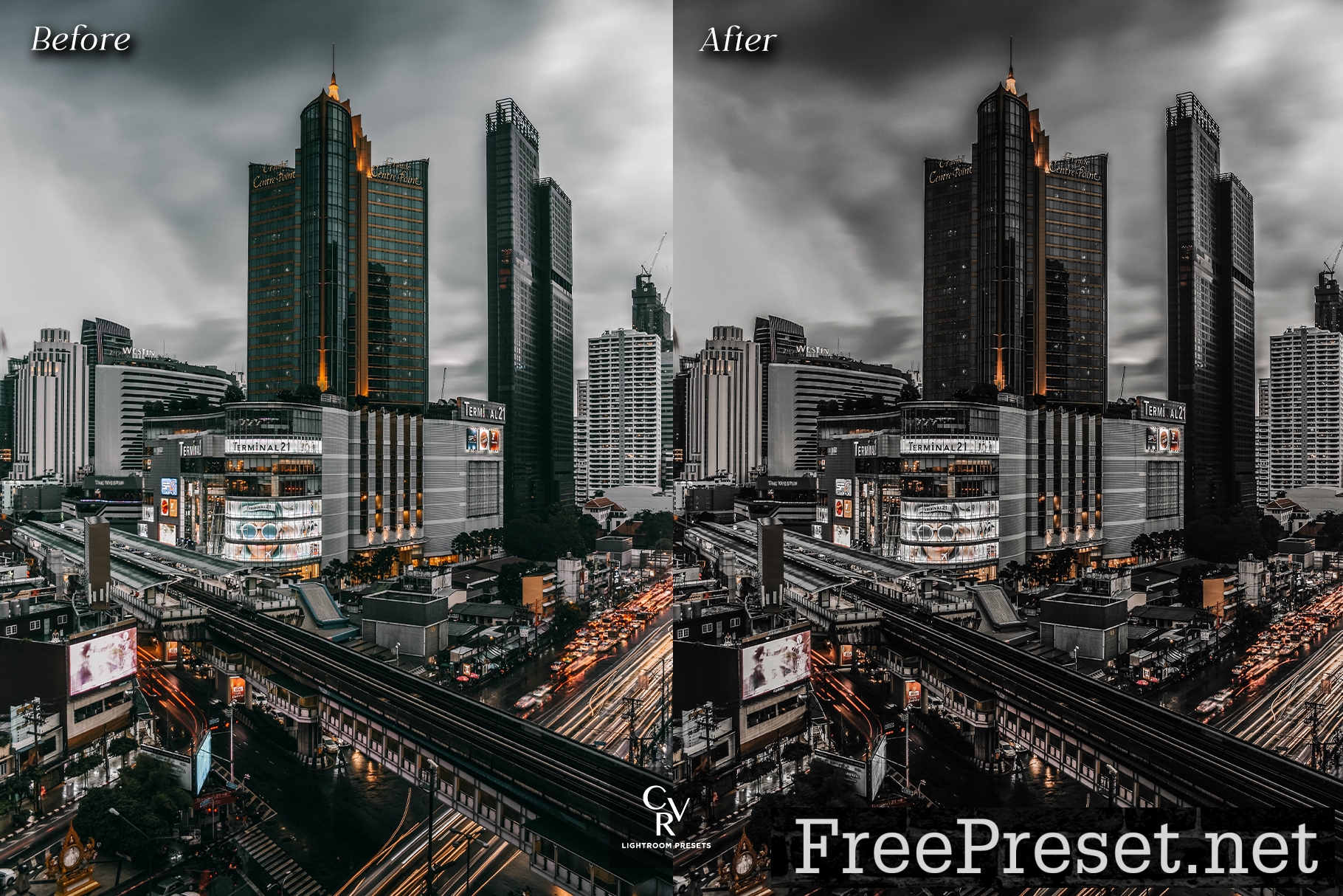 10 Urban Black Lightroom Presets