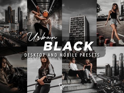 10 Urban Black Lightroom Presets