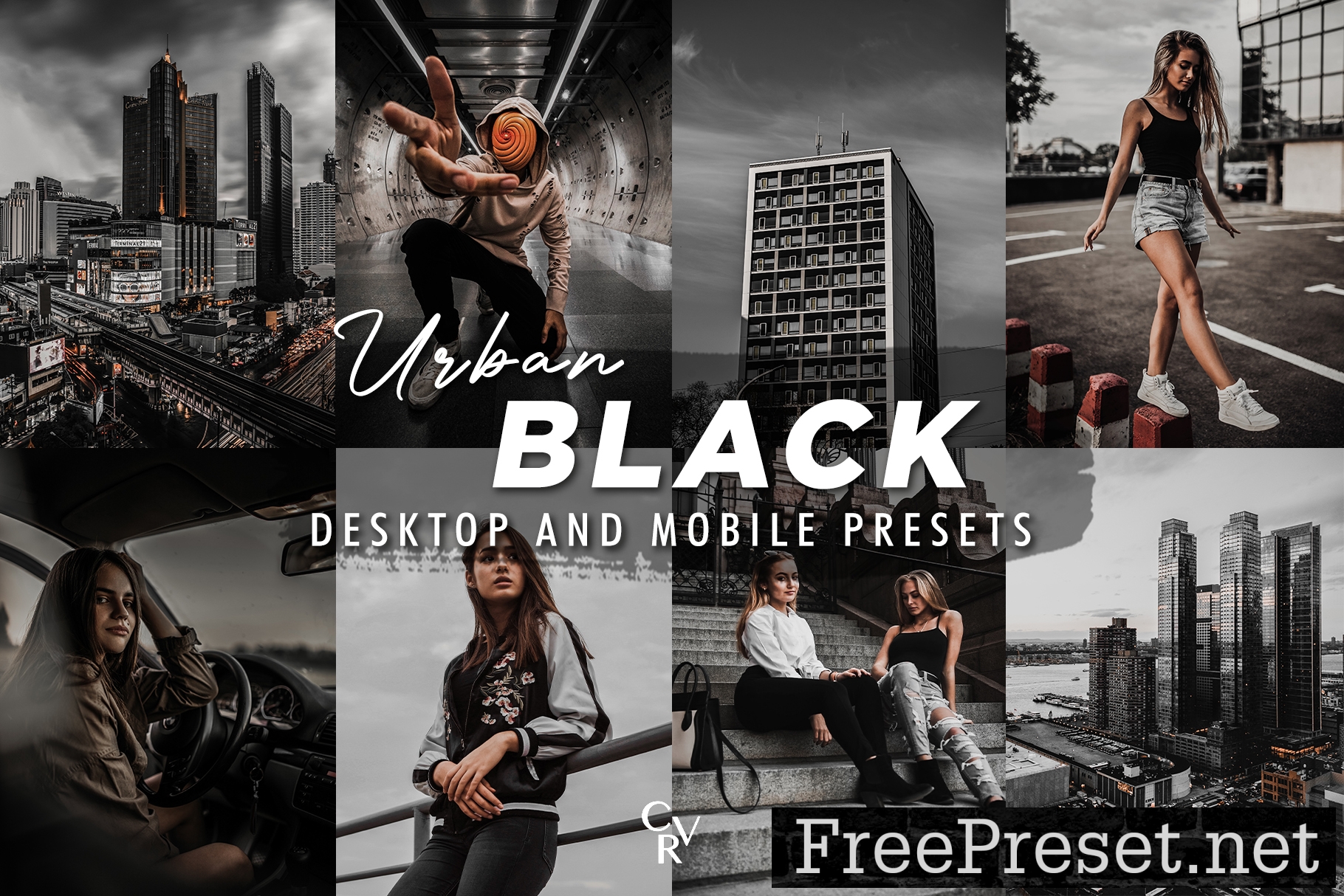 10 Urban Black Lightroom Presets