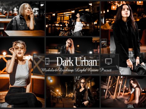 12 Dark Urban Lightroom Presets