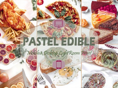 12 Pastel Edible Lightroom Presets