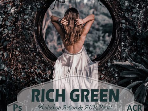 16 Rich Green Photoshop Actions and ACR