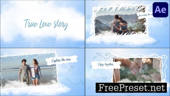 love story after effects template free download