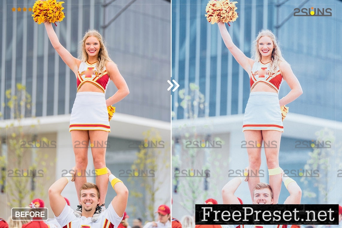 Cheerleader Presets, Sport Moody Filter