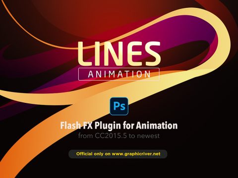 FlashFX Kit Lines Animations for Photoshop - 2d Vfx Plugin 33200372