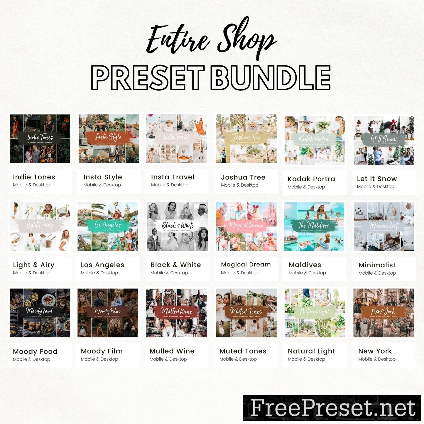 Lou & Marks - Entire Shop Preset Bundle