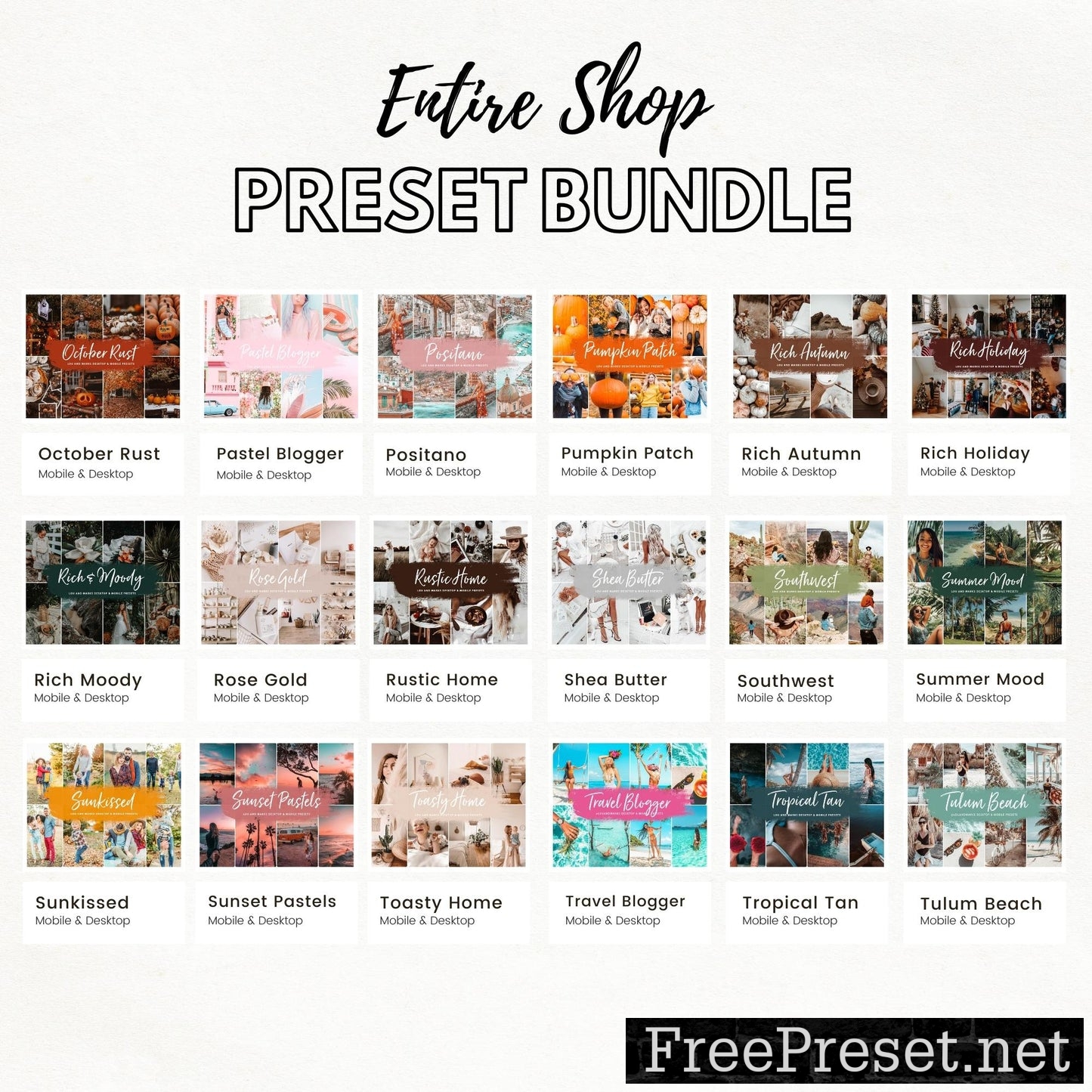 Lou & Marks - Entire Shop Preset Bundle